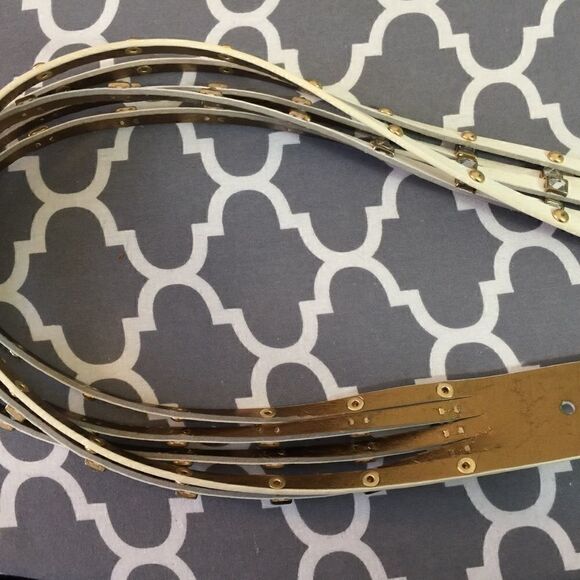 Michael Kors Studded Rhinestone 5 strand belt - Picture 6 of 7